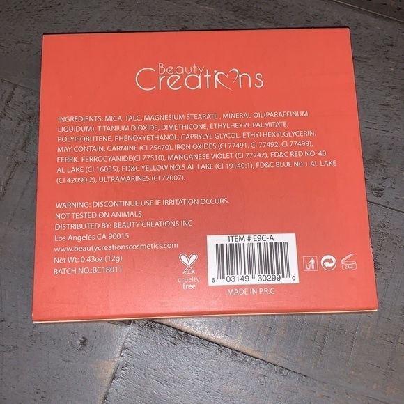 Beauty Creations Eyeshadow Palette- Cali Chic NEW in box - Picture 4 of 4